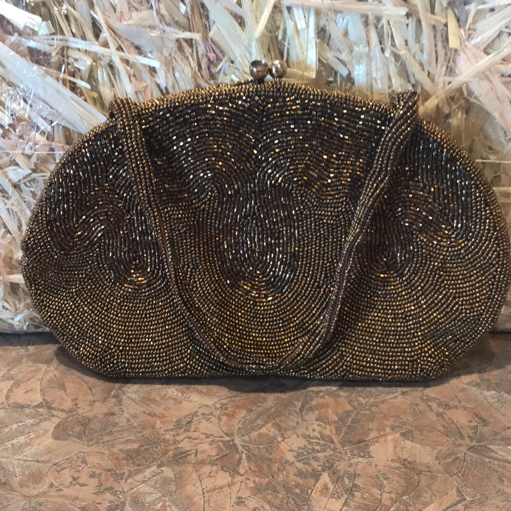 Vintage Richere by Walborg beaded clutch from the 1950’s